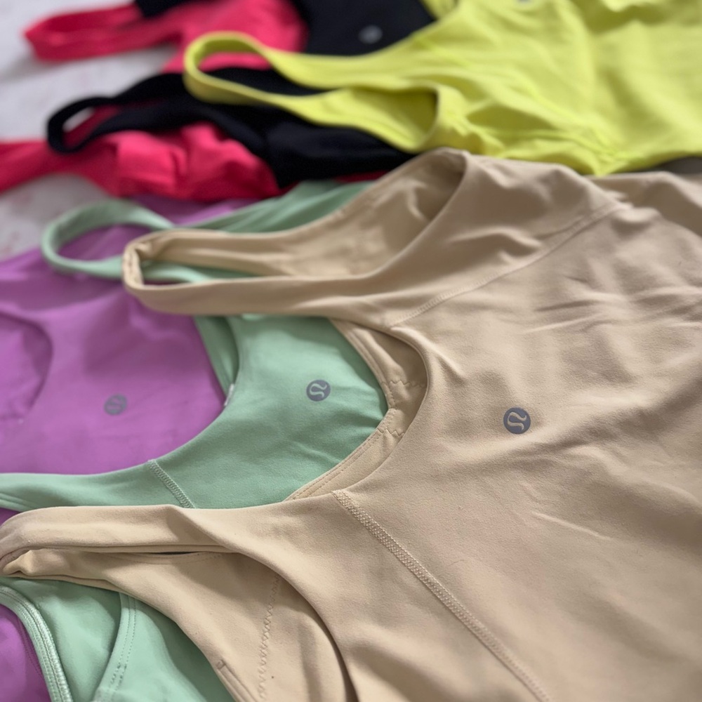 lululemon align Tank Tops - Black, Green, Yellow, Pink, Red, Beige - Picture 5 of 6